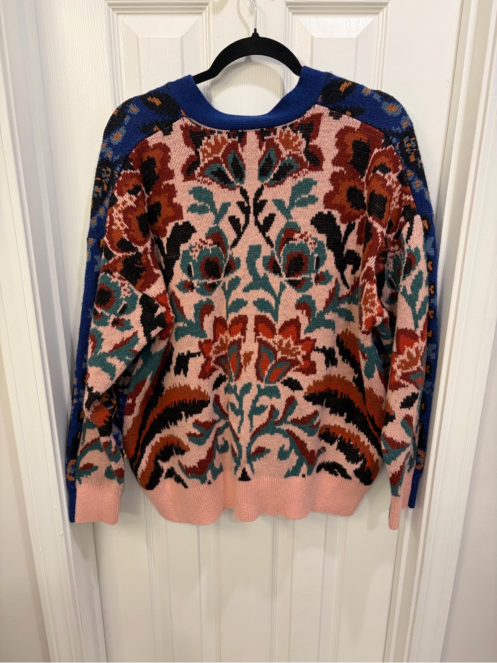 FARM Rio Toucans Mixed Scarf Pattern Cardigan - Picture 5 of 5